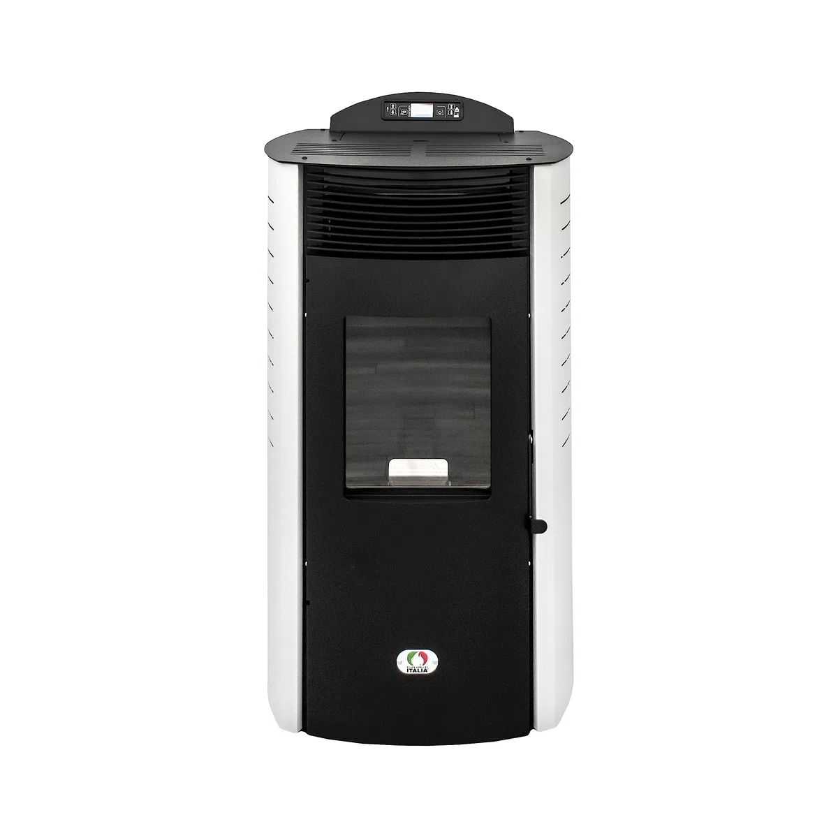 STUFE A PELLET ITALIA Siberia Aria New 15 KW - Stufa ad Aria Ventilata Scalda 140m² Efficienza 92% Autonomia 30H Programmabile 5 Velocità e Potenze Garanzia 24 Mesi Bianco
